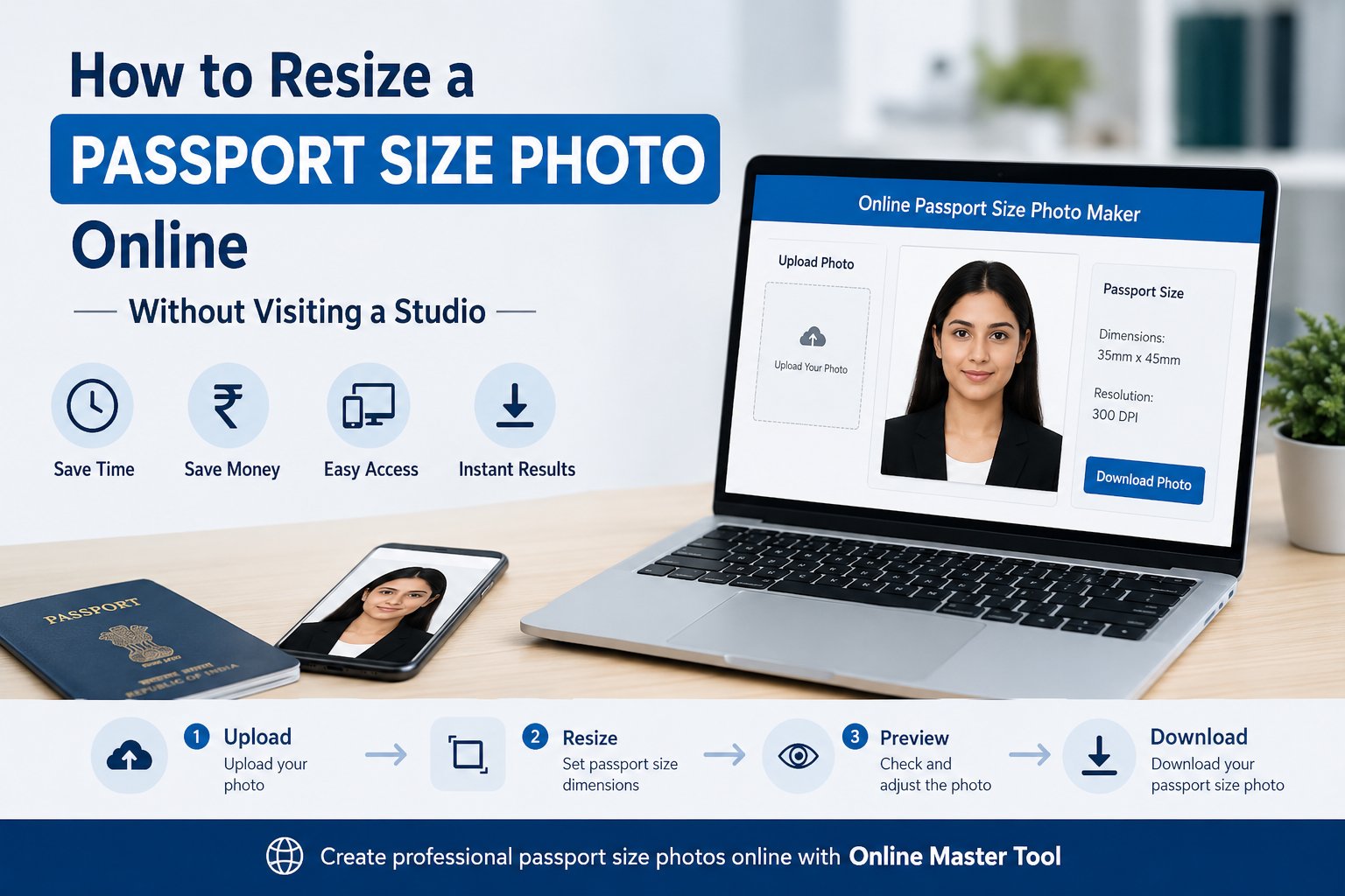 Compress Image online free with onlinemastertool